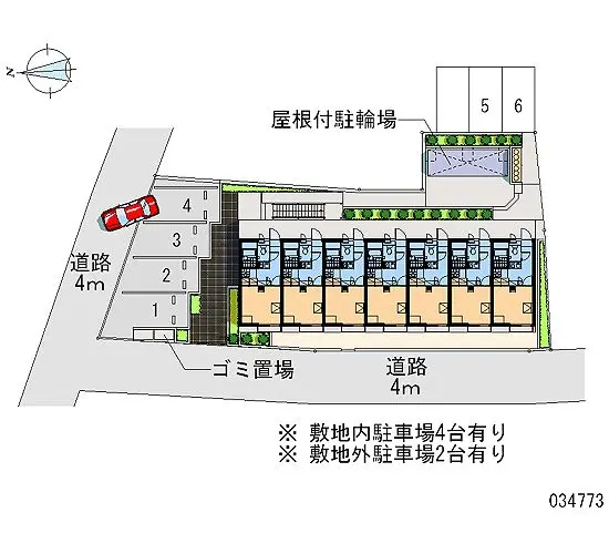 ★手数料０円★入間市仏子 月極駐車場